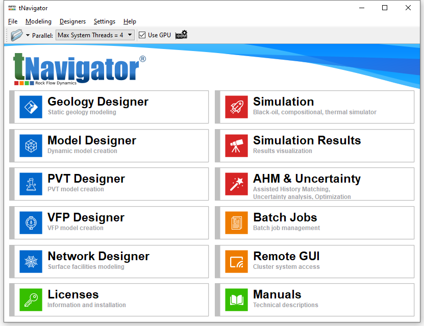RFD tNavigator 20.1 (cracked license)